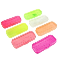 Пенал-футляр пластиковый 90х217х43 мм &laquo;Стамм&raquo; Creative, вместимость 36 стандартных карандаша, микс