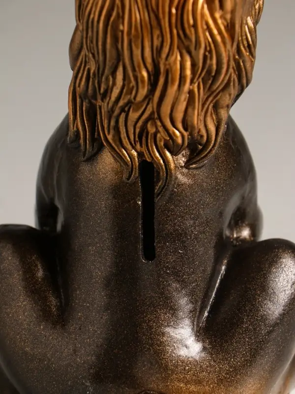 Копилка "Радостный конь" 20 см, бронза