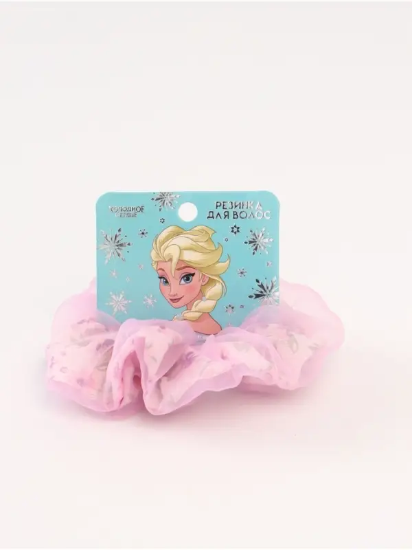 Резинка для волос &laquo;Цветы&raquo; сиреневая, Холодное сердце