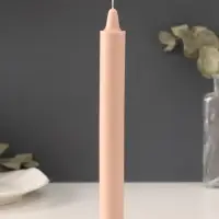 Ароматическая свеча парафиновая хозяйственная, 2.4&times;21 см, 80 г, капучино