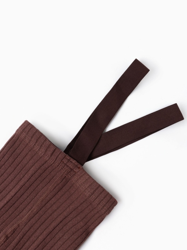 Лосины детские с лямками MINAKU, цв.коричневый, рост 74-80