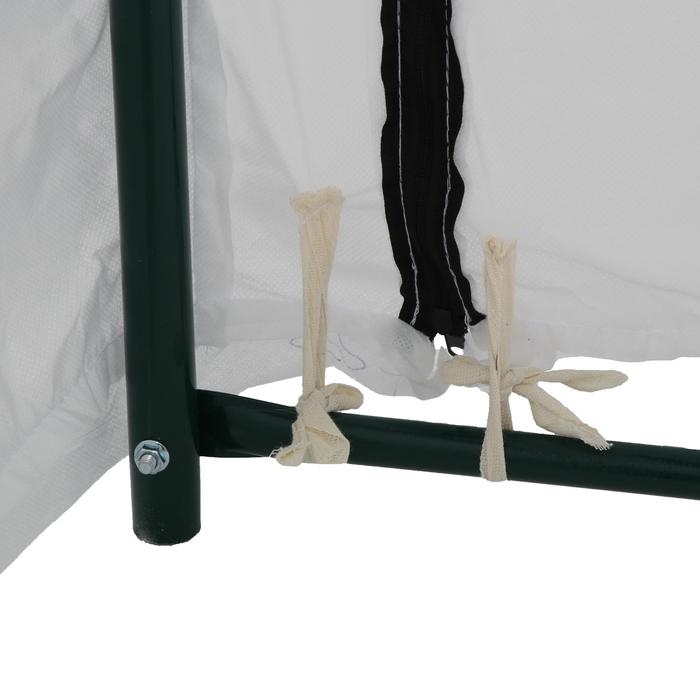 Мини-теплица, 2,5 &times; 1,4 &times; 1,15 м, стальной каркас d = 16 мм, спанбонд 60 г/м&sup2;