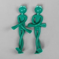 Подвязка для растений &laquo;Лягушка&raquo;, набор 2 шт., зелёная, Greengo