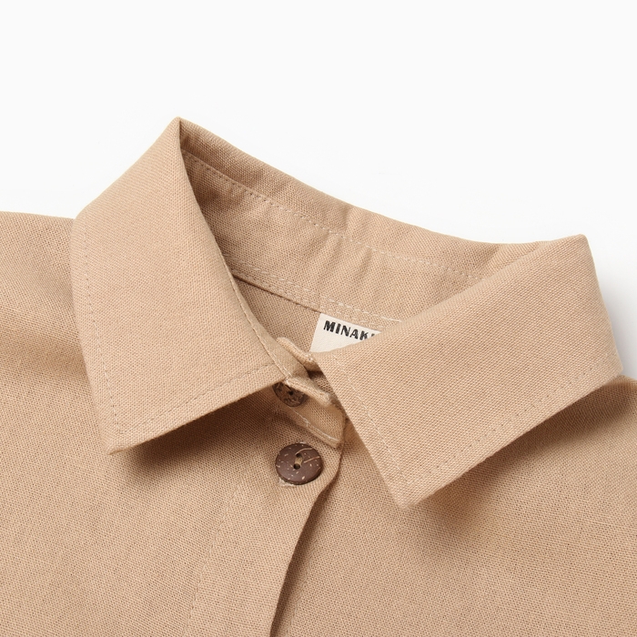 Комбинезон женский MINAKU: Casual Collection цвет бежевый, р-р 42 Комбинезон женский MINAKU: Casual Collection цвет бежевый, р-р 42