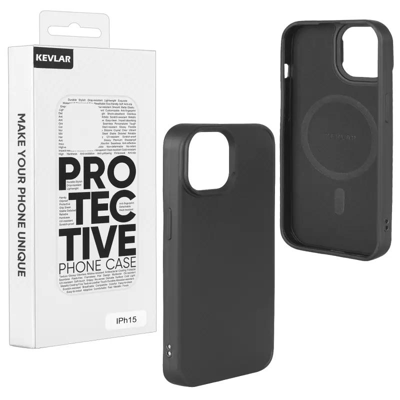Чехол iPh 15 TPU Kevlar