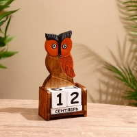 Календарь настольный дерево "Сова" 10,5х5х19 см Календарь настольный дерево "Сова" 10,5х5х19 см