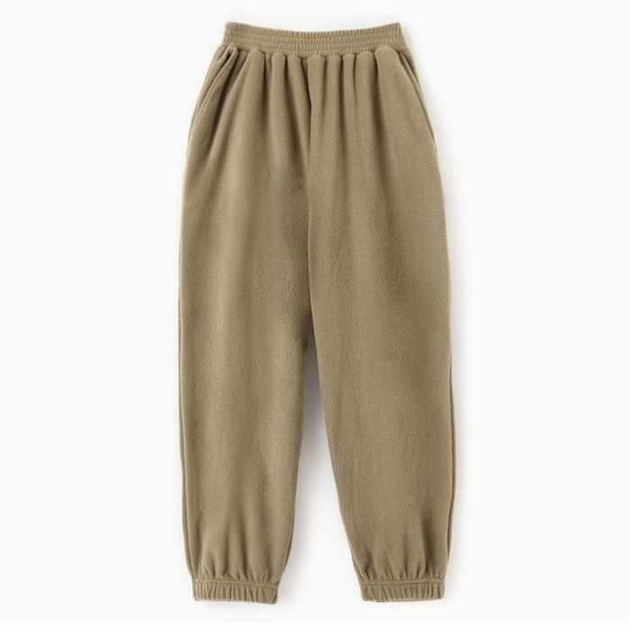 Брюки флисовые для девочки MINAKU: Fleece Soft, цвет светло-зелёный, рост 158 см