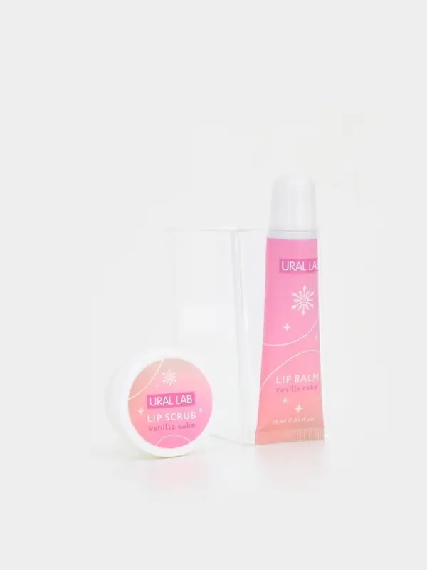 Подарочный набор новогодний Winter Fantasy, бальзам и скраб для губ, URAL LAB