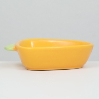Миска керамическая для грызунов "Морковь" 11 х 8,5 см