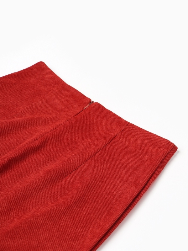 Юбка с разрезом женская, MINAKU, цвет кирпичный, размер 42