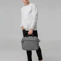 Сумка для ноутбука The First, синяя