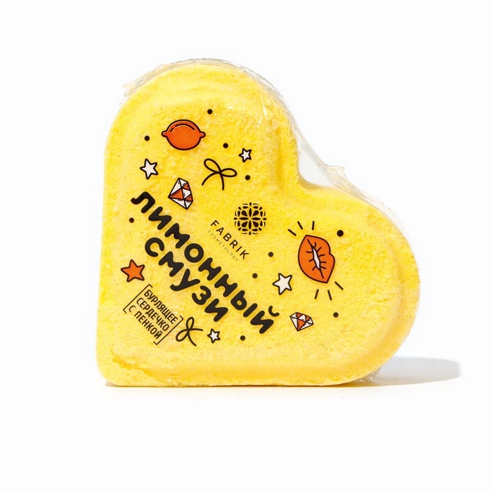 Бомбочка для ванн Fabrik Cosmetology &laquo;Лимонный смузи&raquo;, 110 г