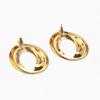 Серьги металл &laquo;Кольца&raquo; сфера, цвет золото