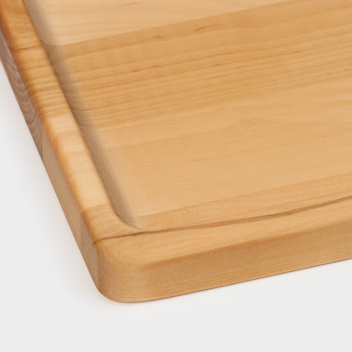 Тарелка Adelica &laquo;Классика&raquo;, 19&times;19&times;1,8 см, пропитана минеральным маслом, берёза