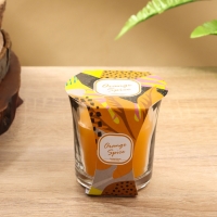 Свеча ароматическая "Candle" 100 гр, апельсиновые специи Свеча ароматическая "Candle" 100 гр, апельсиновые специи