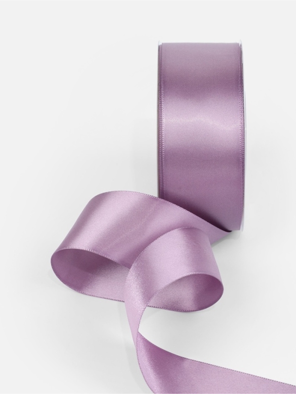 Лента атласная двухсторонняя №0434 38мм*25±1м сиреневый TR Лента атласная двухсторонняя №0434 38мм*25±1м сиреневый TR