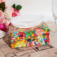 Салфетки бумажные в коробке, 20х19, 2 слоя, 200 шт