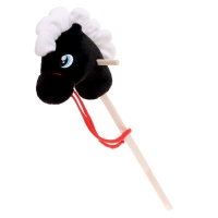 Мягкая игрушка &laquo;Конь-скакун&raquo;, на палке,МИКС, цвет чёрный