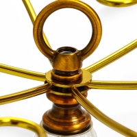 Подставка для бокалов, со стеклом и металлом, на 6 бокалов