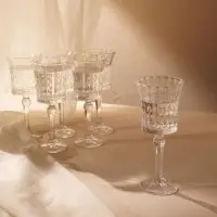 Набор бокалов для вина стеклянный SL Home &laquo;Винтаж&raquo;, 280 мл, 9&times;21 см, цвет прозрачный