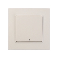 Выключатель TOT Elegant, 10 А, 1 кл., с подсветкой, скрытый, белый