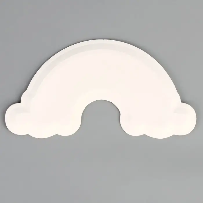 Тарелка одноразовая бумажная &laquo;Радуга&raquo;