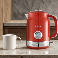 Чайник электрический металлический КТ-6791 - 1.7 л Чайник электрический металлический КТ-6791 - 1.7 л