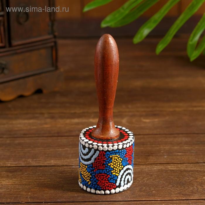 Сувенирный музыкальный инструмент Маракас "Энергия" 7,5х7,5х18 см