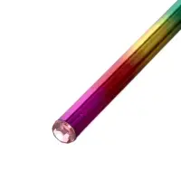 Карандаш чернографитный, НВ, заточенный, корпус радуга, голография, со стразой