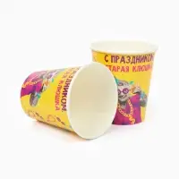 МП Набор бумажной посуды "Старая клюшка",  12 персон