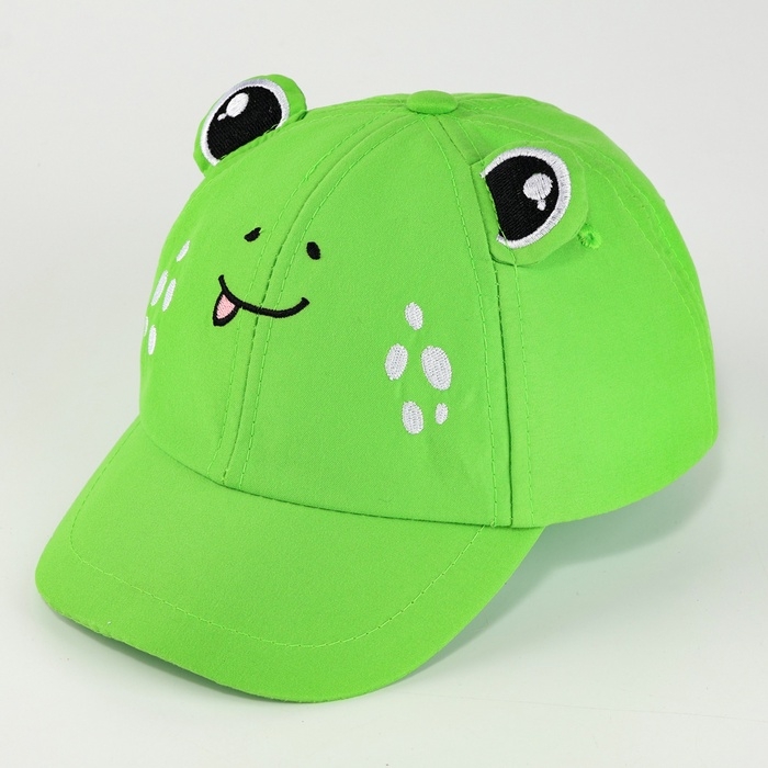 Кепка детская для мальчика с глазами &laquo;Лягушка&raquo;, р-р. 48-50