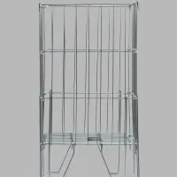 Корзина для распродаж 40х40х75 см , цвет хром