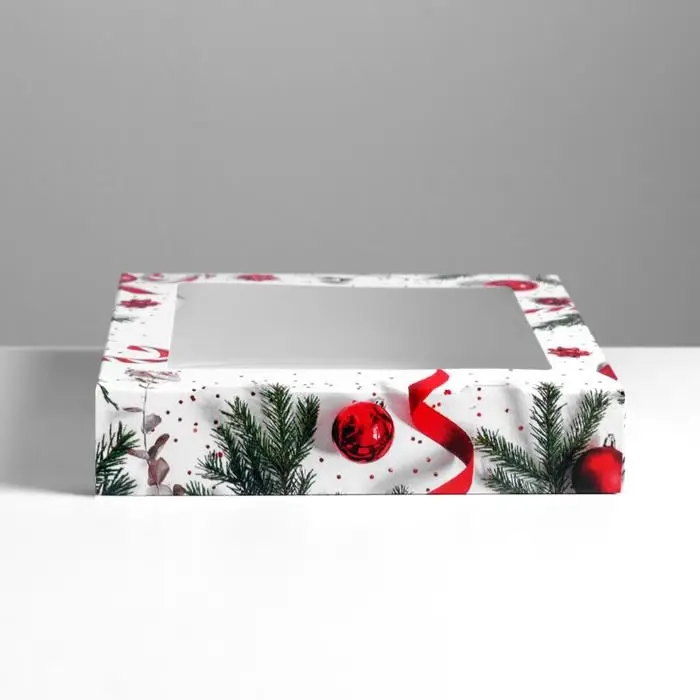 Коробка складная &laquo;Поздравляю!&raquo;, 20 х 20 х 4 см