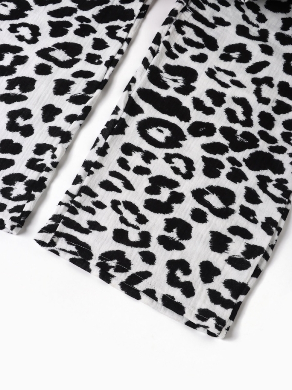 Комплект женский (рубашка, брюки) KAFTAN "Муслин: leopard" р. 52-54