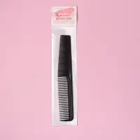 Расчёска комбинированная, 18&times;3 (&plusmn;1) см, чёрная