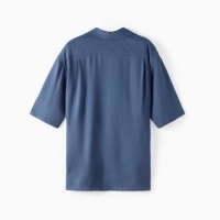 Рубашка мужская с коротким рукавом MIST р.48, синий