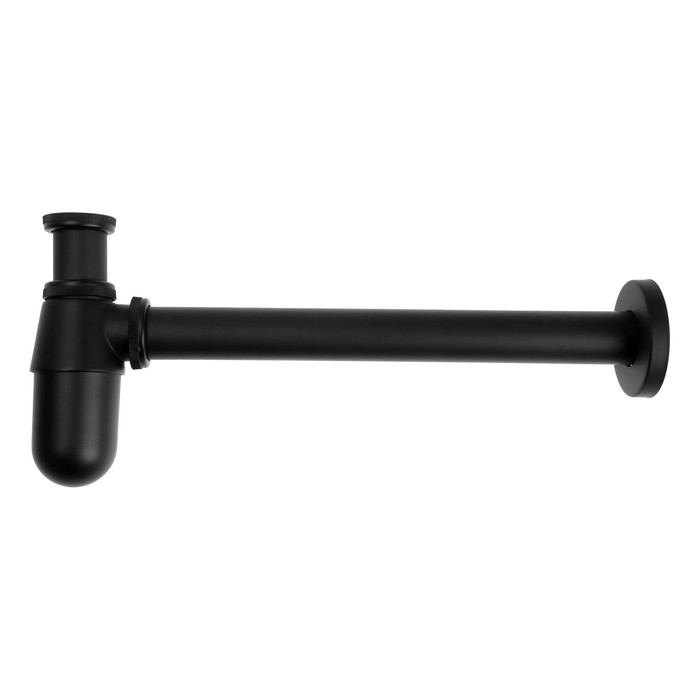 Сифон ZEIN engr, для раковины, бутылочный, 1 1/4 Сифон ZEIN engr, для раковины, бутылочный, 1 1/4" х 32 мм, цинк, черный