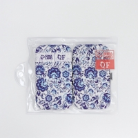 Набор маникюрный &laquo;Гжель&raquo;, 6 предметов, в футляре, синий, белый