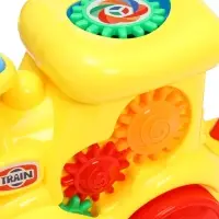 Каталка на палочке "Паровозик" с шестеренками