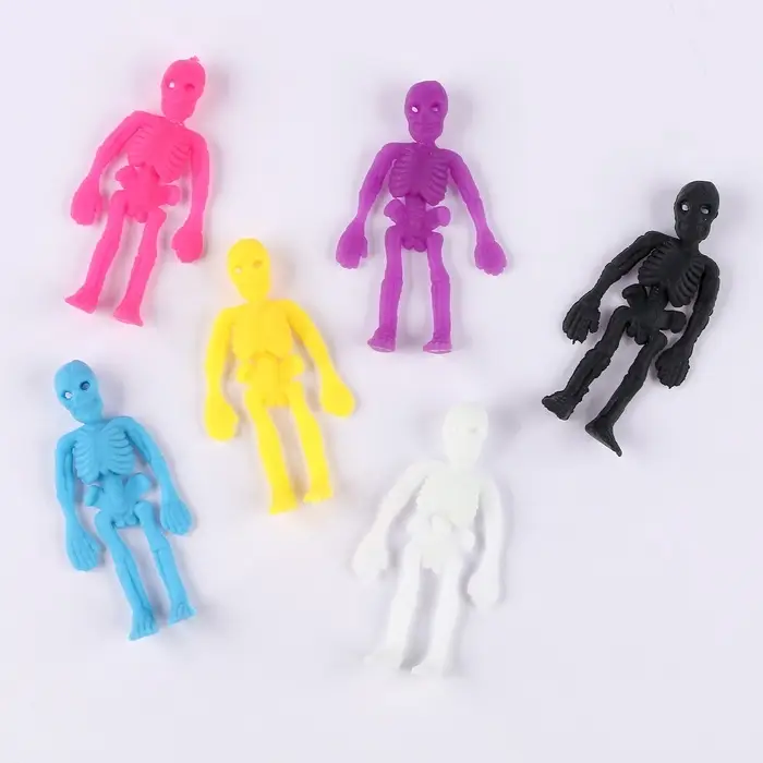 Тянучка &laquo;Скелет&raquo; маленькая, цвета МИКС