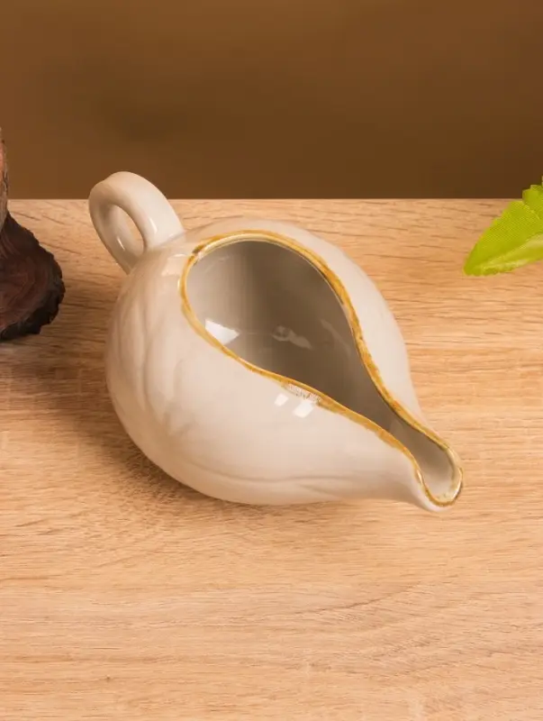 Соусник, 8&times;9&times;16 см, керамика, белый