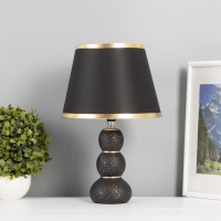 Лампа настольная "Шарики" 1х40Вт Е27 черный/золото 22х22х36см