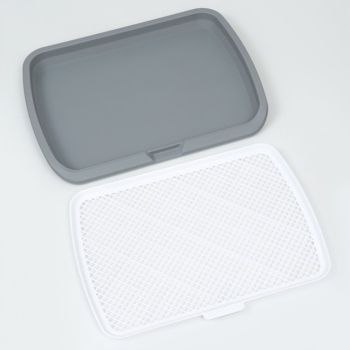 Туалет открытый со столбиком 65 х 6,5 х 5 см, серый