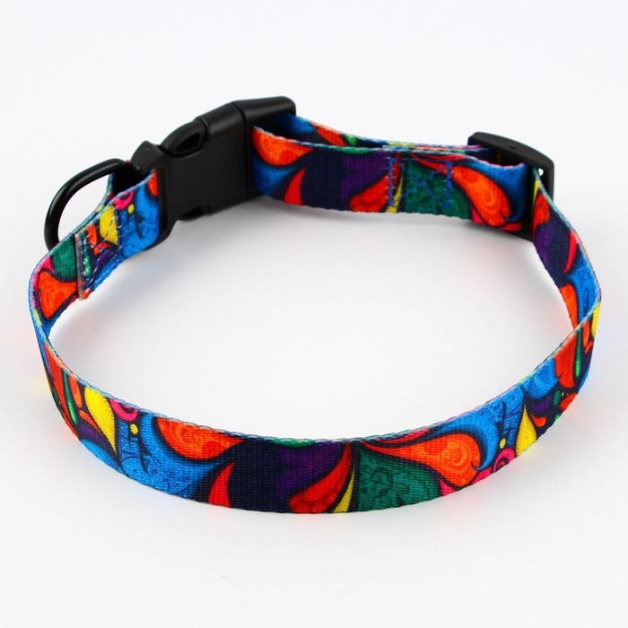 Ошейник &laquo;Невозможно слиться с улицей&raquo;, застёжка - фастекс, 2.5 см, 40-55 см
