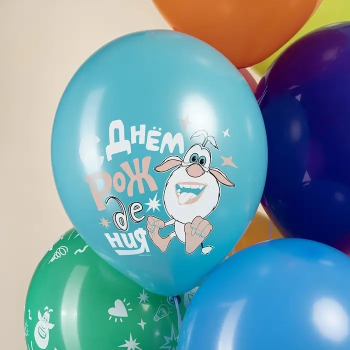 Воздушные шары латексные 12" &laquo;Буба&raquo;, 25 шт., МИКС