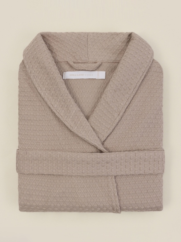 Халат вафельный женский SL HOME: Waffle "Саббиа", размер S, 100% хлопок, 320 г/м2