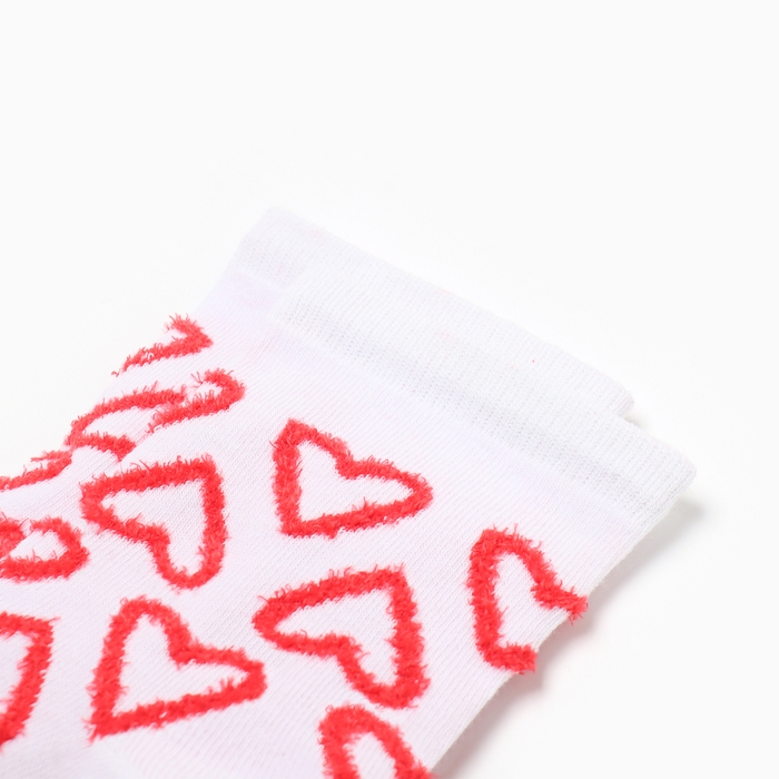 Новый год. Носки женские KAFTAN "Сердца" р.36-40 (23-25 см)