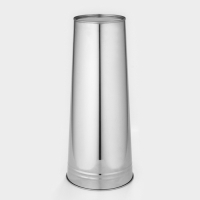 Вазон без ручек, 11 л, h=49 см, нержавеющася сталь, ГОСТ Вазон без ручек, 11 л, h=49 см, нержавеющася сталь, ГОСТ