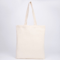 Шопер Никогда не поздно без молнии, без подклада, цвет бежевый