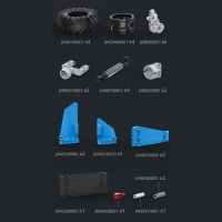 Конструктор радиоуправляемый &laquo;Монстртрак&raquo;, 699 деталей